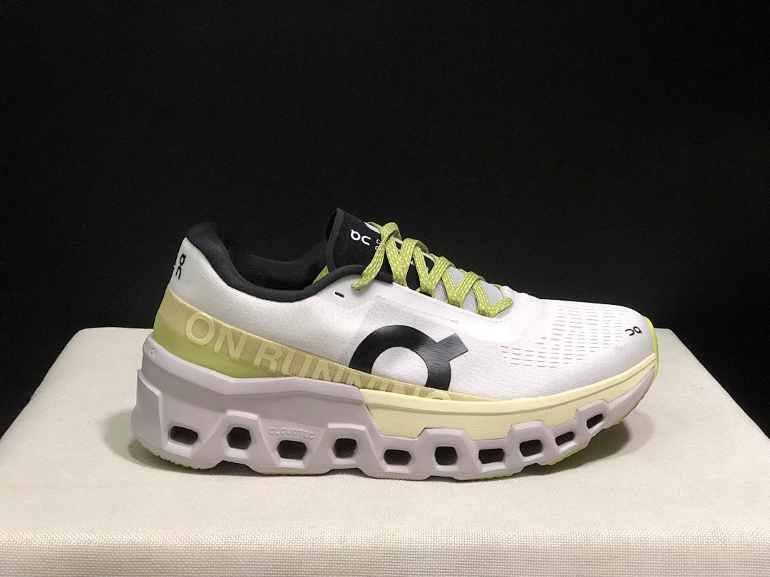 On Cloudmonster 2 Running Shoes in Lemon Yellow