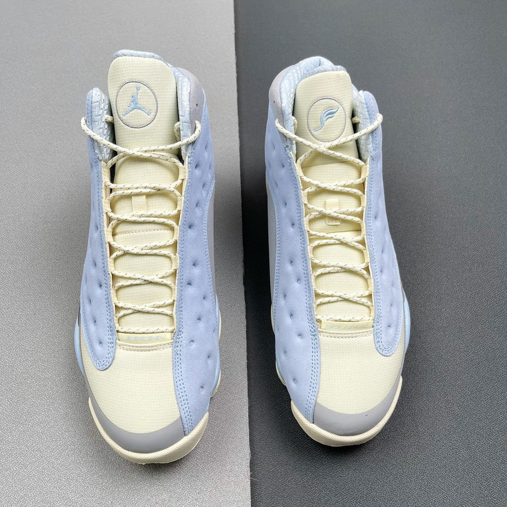 Jordan 13 SoleFly DX5763-100 Sneakers in Blue and Cream