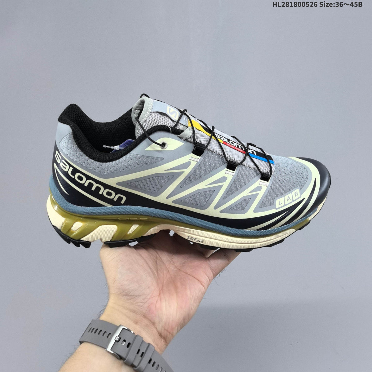 Salomon XT-6 Expanse Trail Running Sneakers Grey