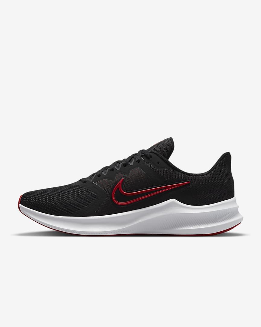 Nike Downshifter 11 Running Shoes Black Red CW3411-005