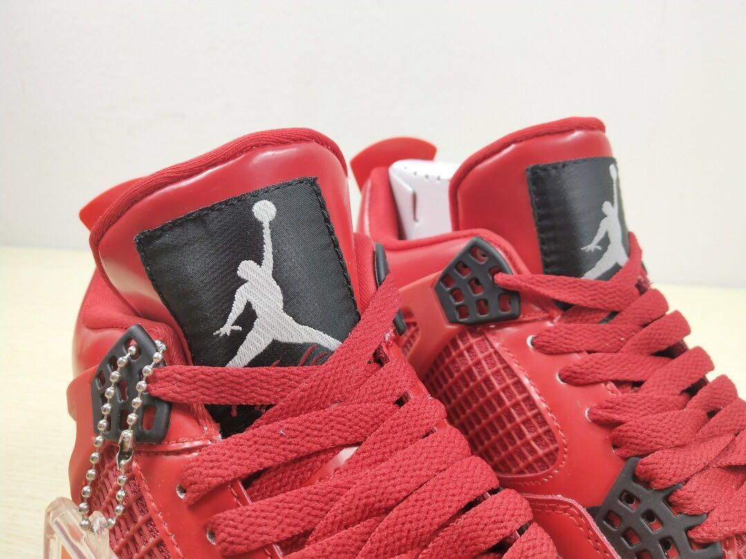 Air Jordan 4 Singles Day Red Sneakers AV3914-600