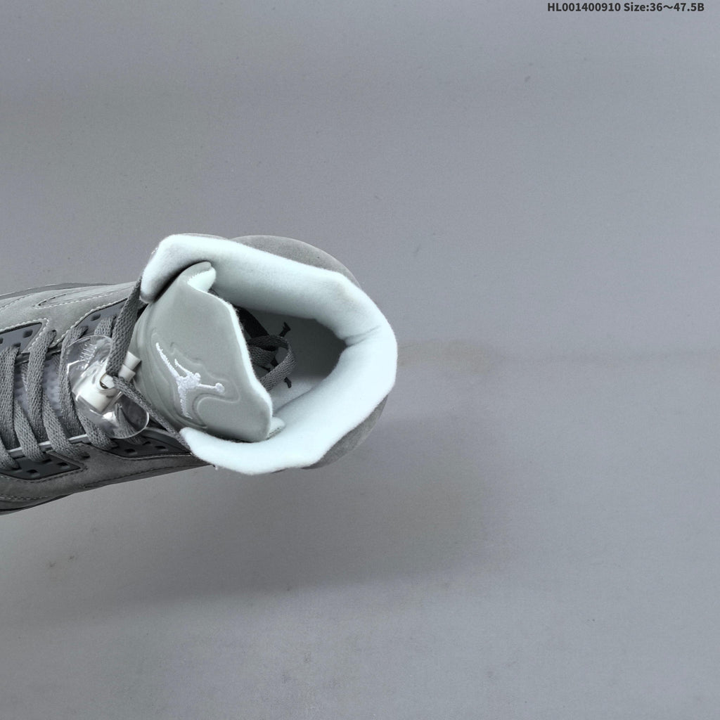 Jordan Air Jordan 5 Retro Wolf Grey High-Top Sneakers