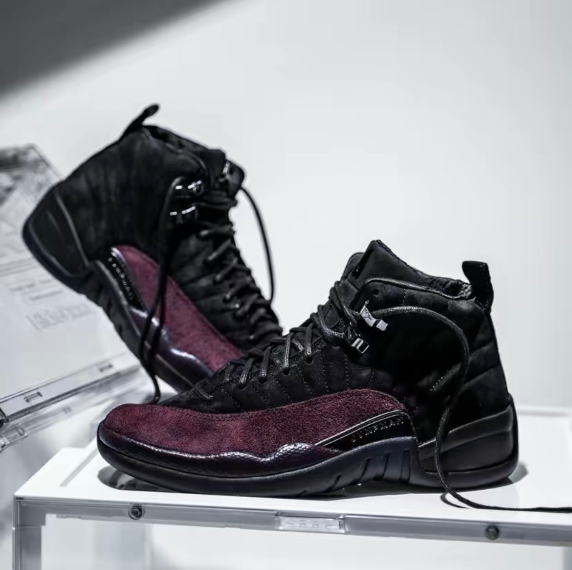Jordan 12 Retro A Ma Maniére Black Burgundy DV6989-001