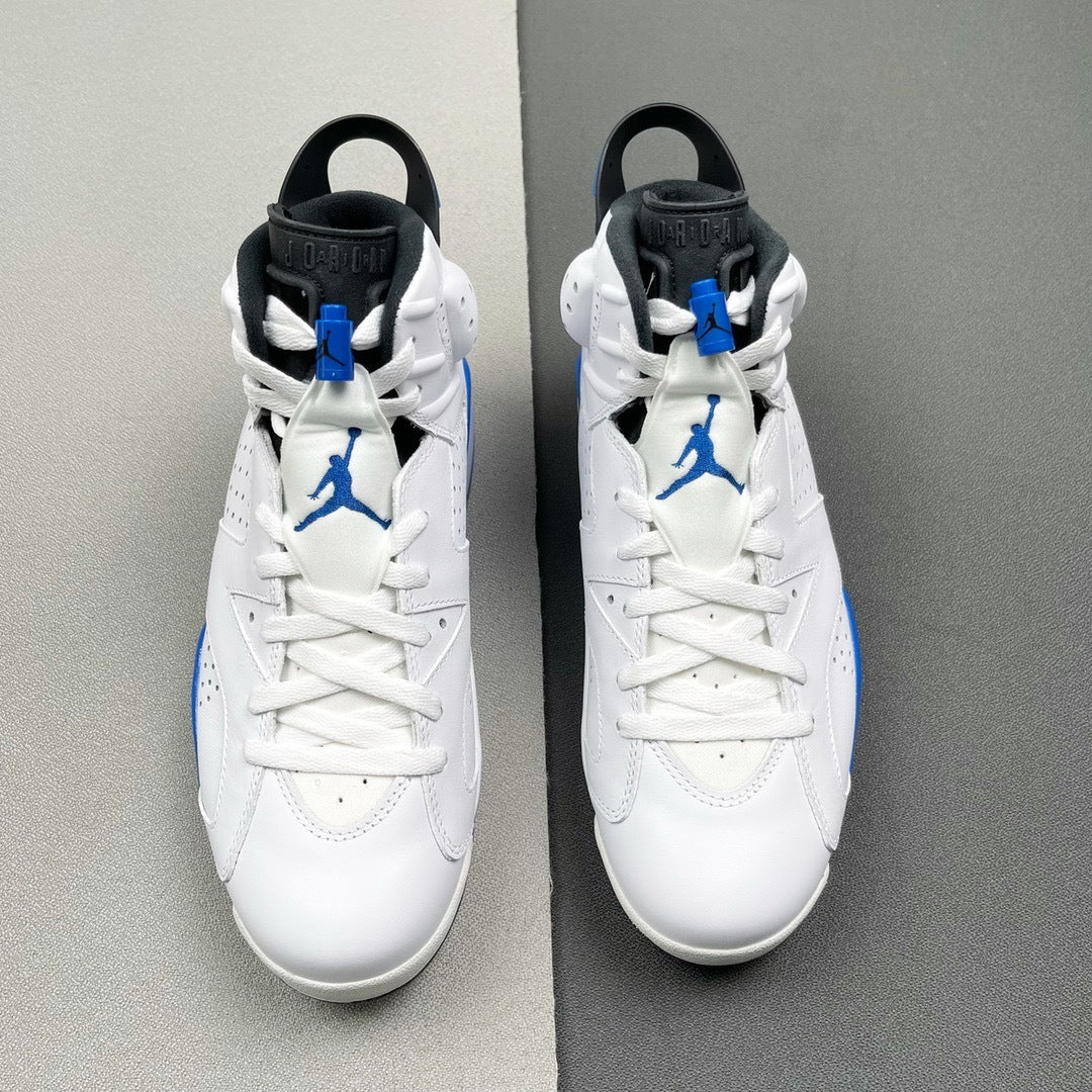 Jordan Air Jordan 6 Retro Sport Blue High-Top Sneakers