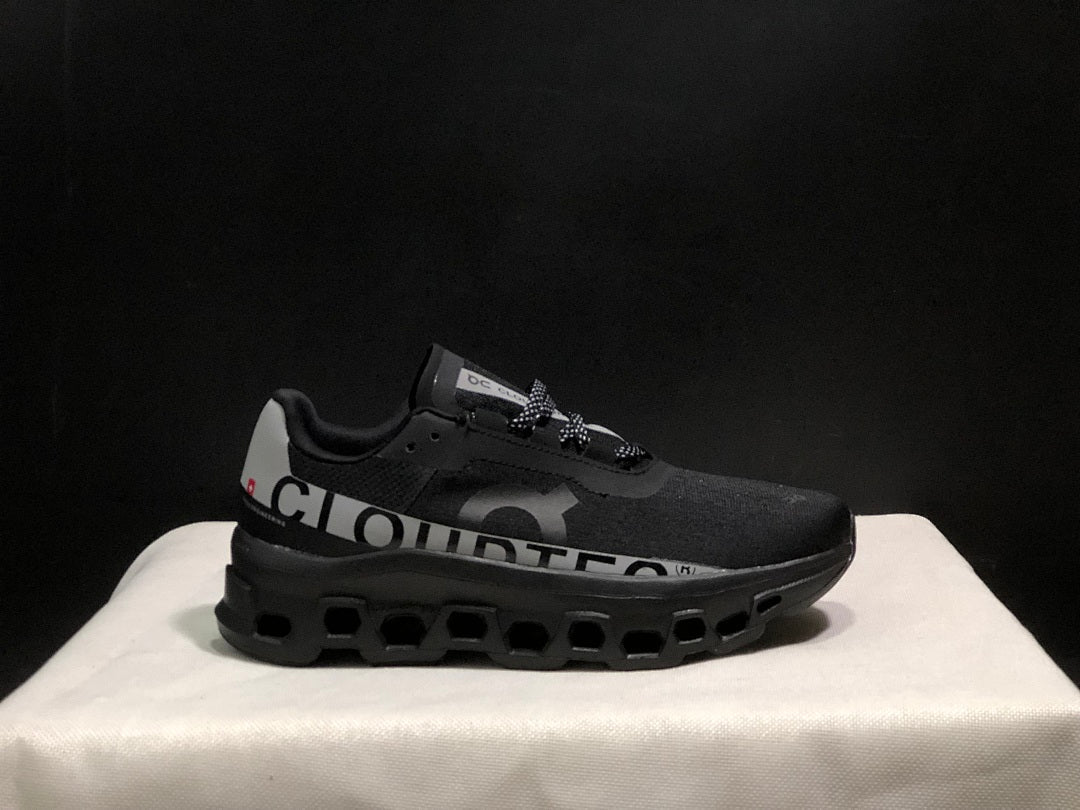 On Cloud X Sneakers in Black and Silver