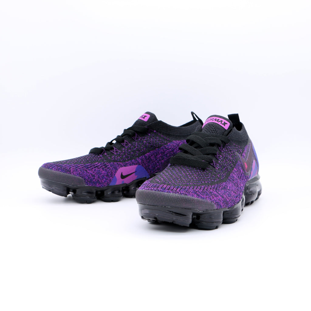 Nike Air VaporMax Flyknit 2 Black Purple Pink Sneakers 942842-013