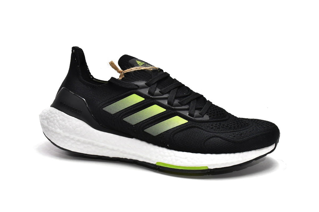 adidas UltraBoost 22 H01172 Black Green Running Shoes