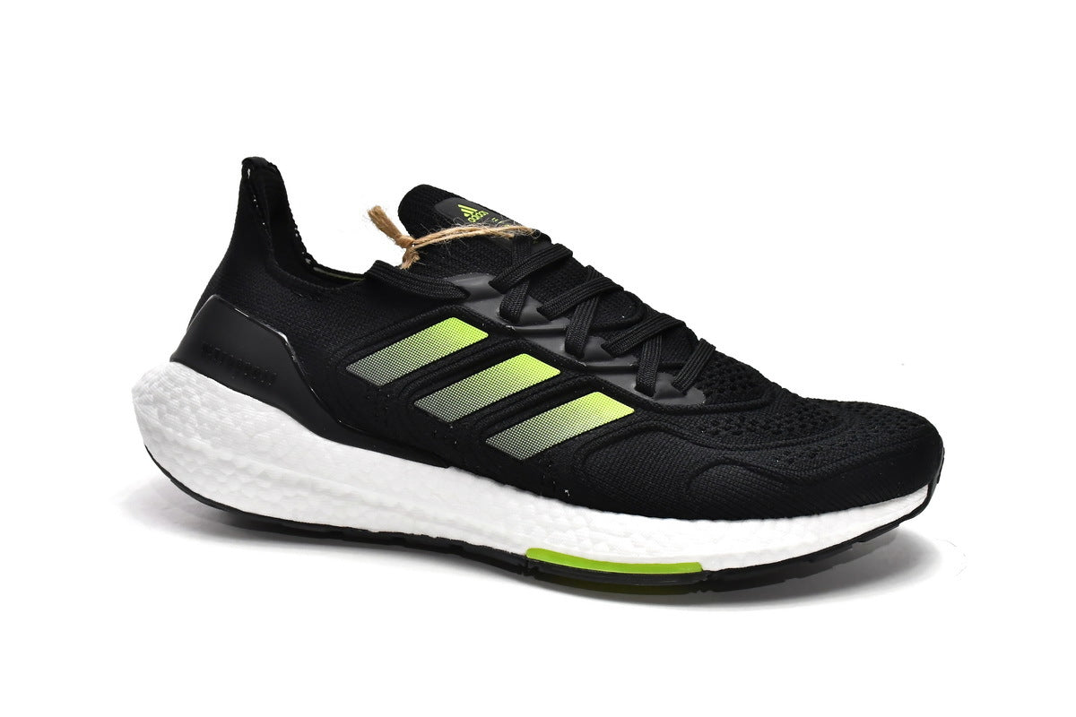adidas UltraBoost 22 H01172 Black Green Running Shoes