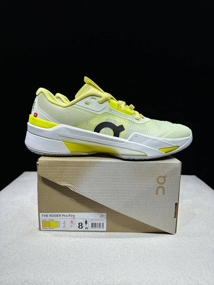On The Roger Pro Fire Clay Tennis Shoes, Yellow