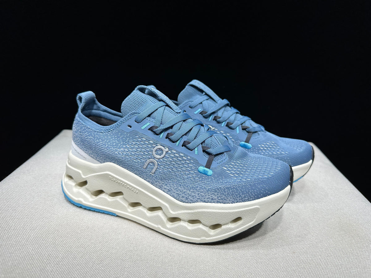 On Cloudsurfer Max Blue Running Sneakers