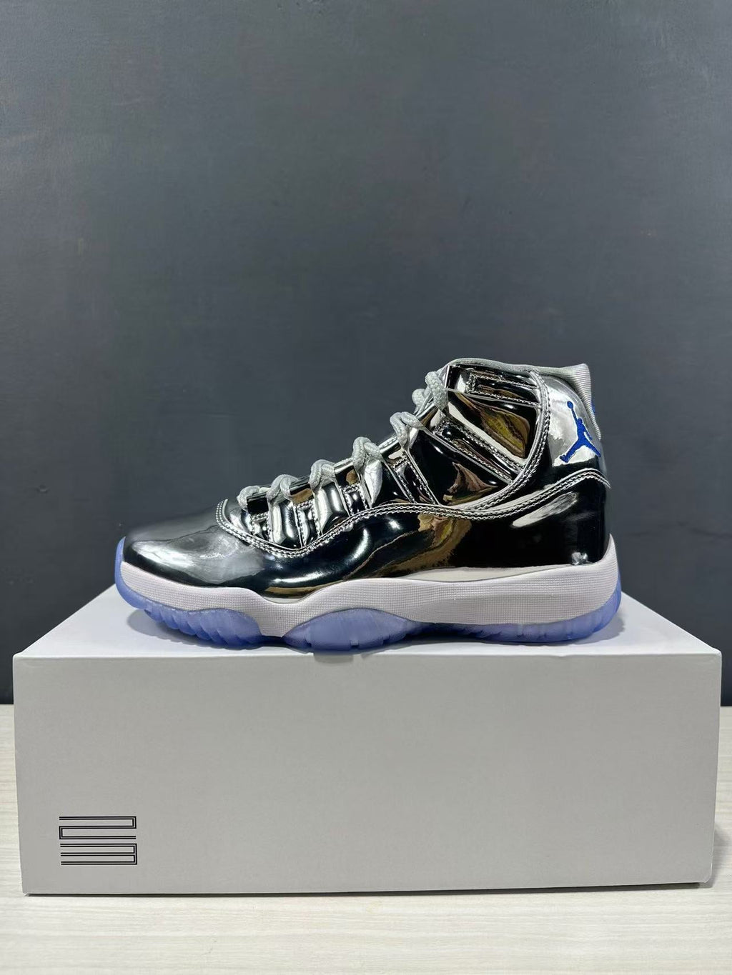 Jordan Air Jordan 11 Retro Silver High-Top Sneakers CT8012-730