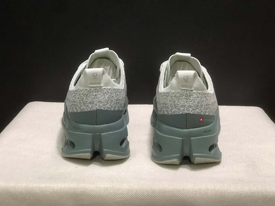 On Cloudsurfer Max Running Shoes, Grey and Moon