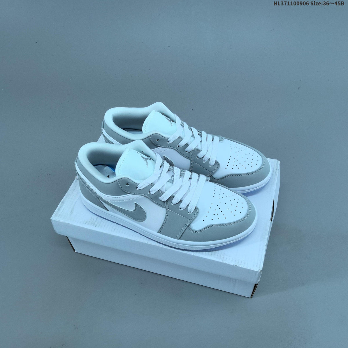 Jordan 1 Low OG Sneakers, White Multi-Color, 553558-146