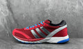 Adidas Red and Blue Mesh Running Shoes
