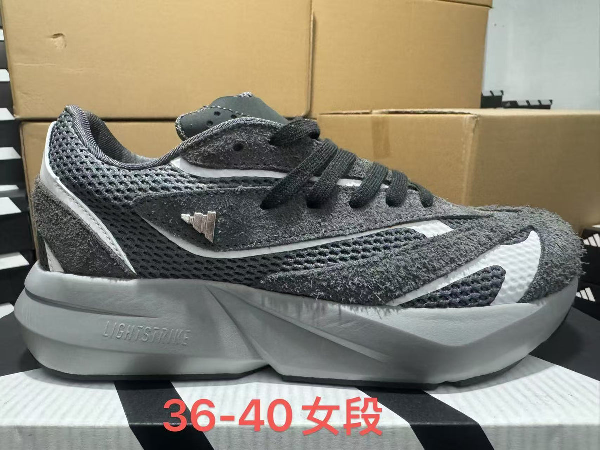Adidas Lightstrike Gray Mesh Running Shoes