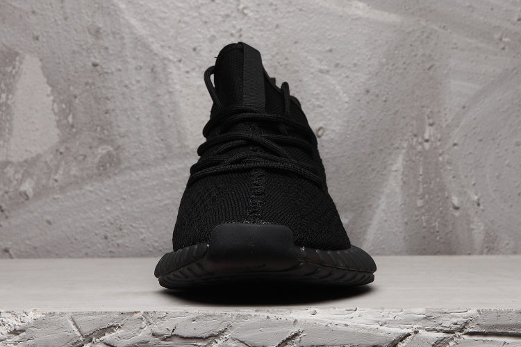 Yeezy 350 V2 Black Knit Sneakers