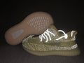 Yeezy 350 V2 Kids Sneakers in Yellow and Olive