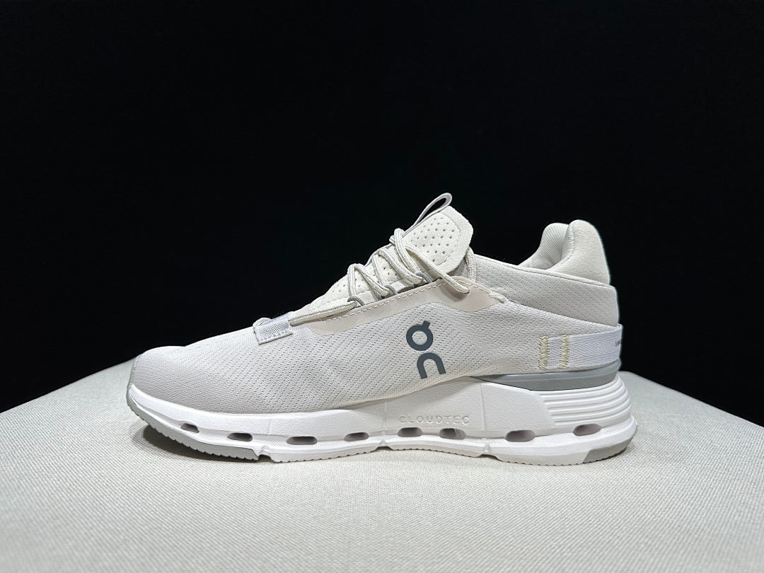On Cloudnova 2 Sneakers in Light Gray