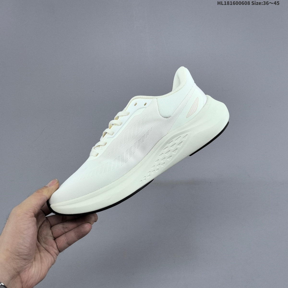 DESCENTE RUN STEP Low-Top Running Shoes in White