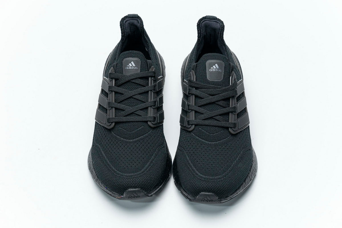 adidas UltraBoost 21 Black Running Sneakers FY0306