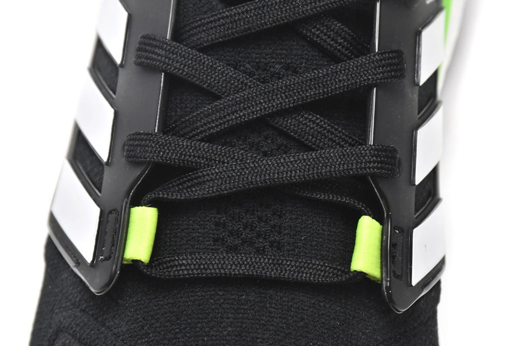 adidas UltraBoost 22 Black Solar Green Running Shoes GX6640