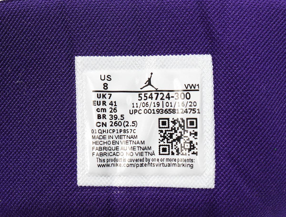 Air Jordan 1 High OG Court Purple Sneakers 555088-041