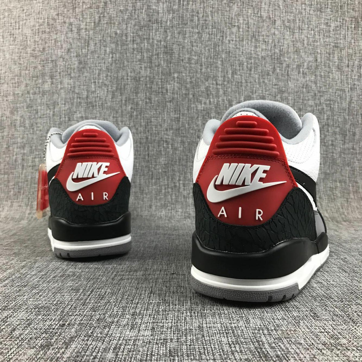 Jordan Air Jordan 3 White Grey Black Red Sneakers
