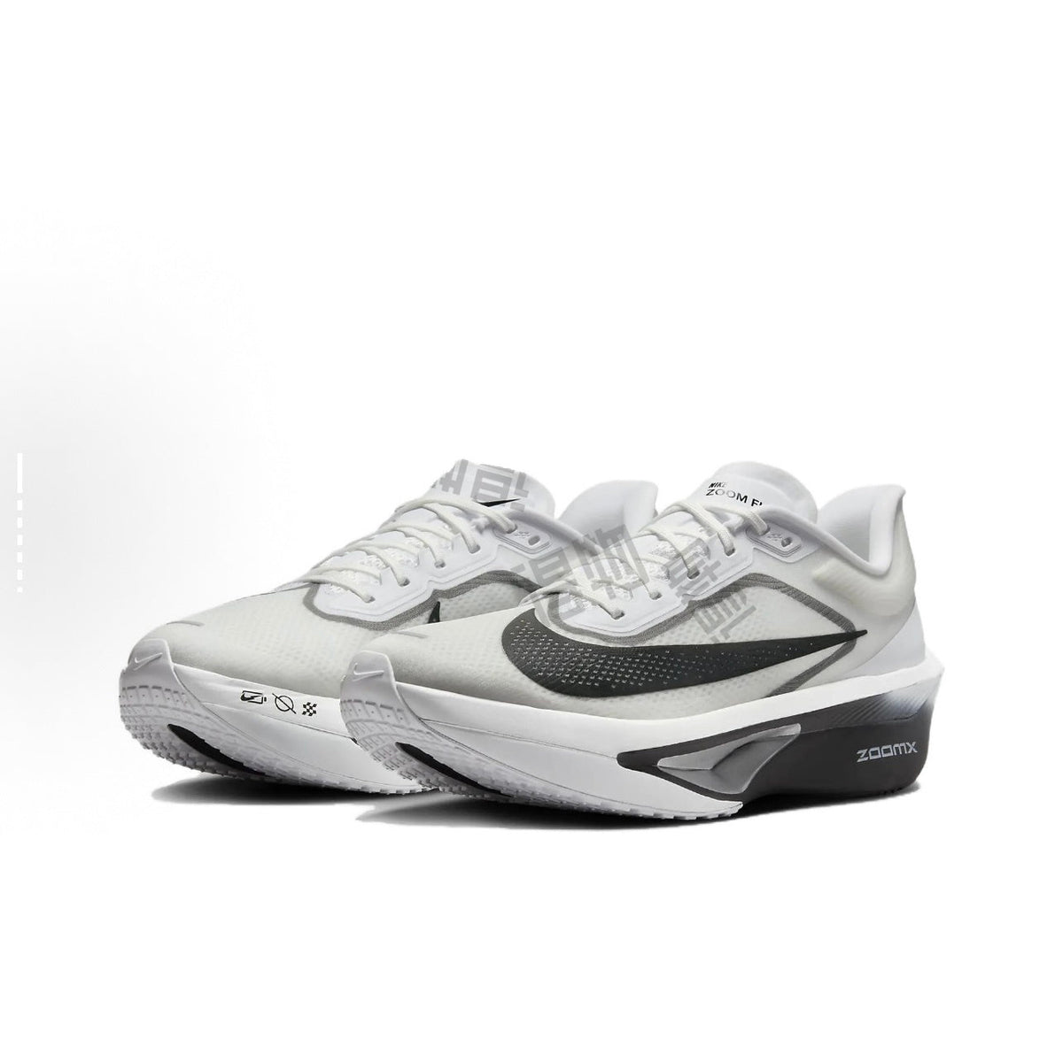 Nike Zoom Fly 6 Running Shoes, White and Gray