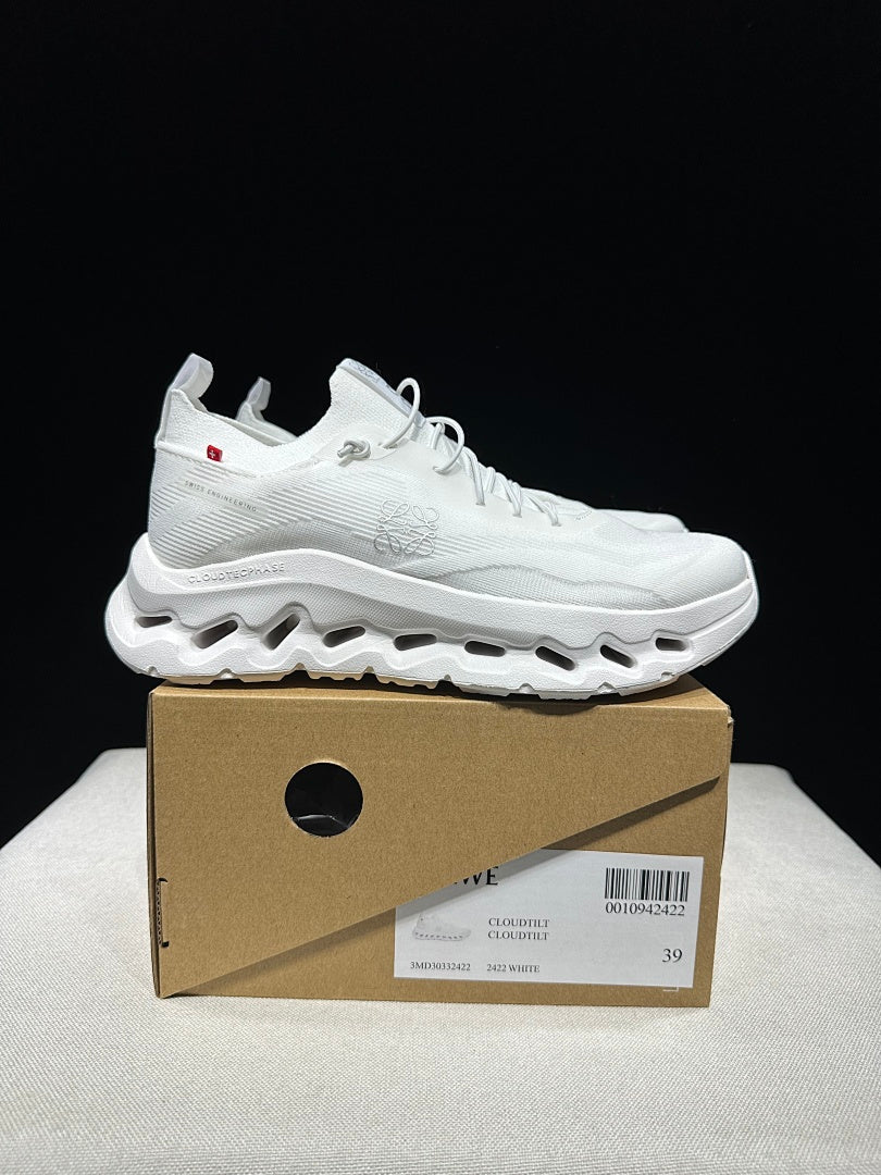 On x Loewe Cloudtilt White Sneakers