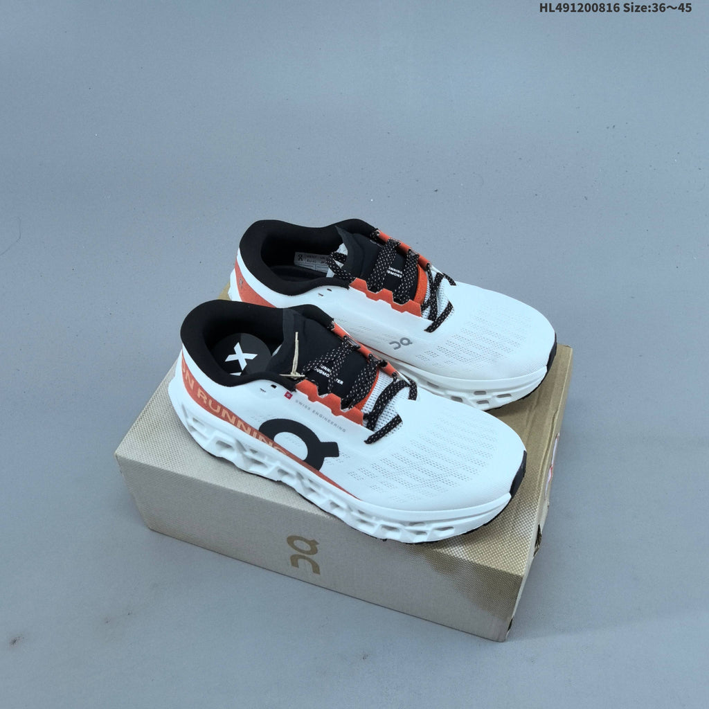 On Cloudmonster 3 Hyper Running Shoes White Orange