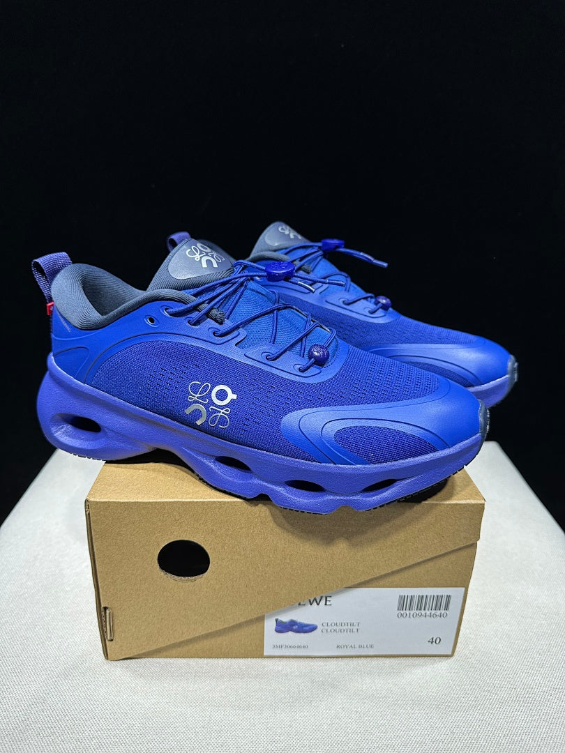 On x LOEWE Cloudventure 3.0 Blue Sneakers