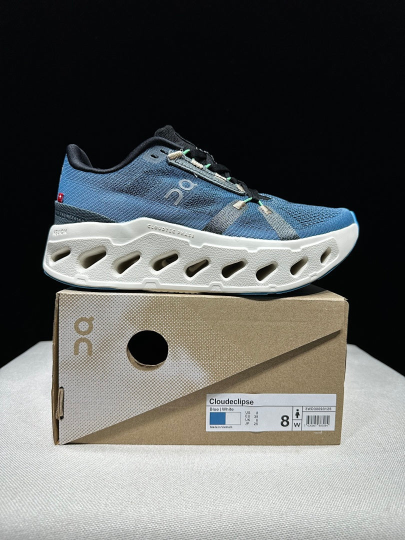 On Cloudeclipse Blue Running Sneakers