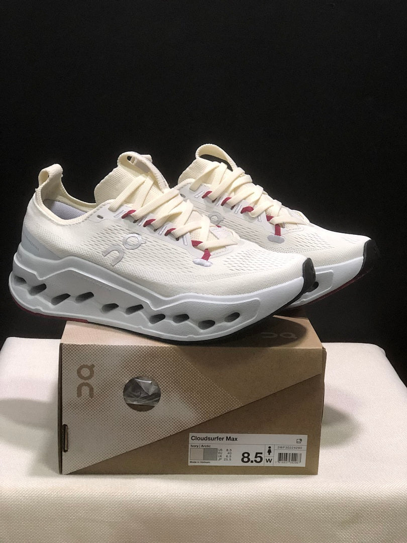 On Cloudsurfer Max Ivory Running Shoes