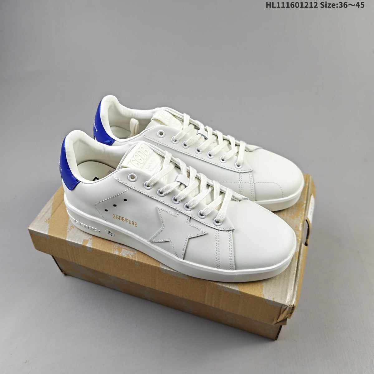 Golden Goose Purestar Low-Top Sneakers with Star Detail