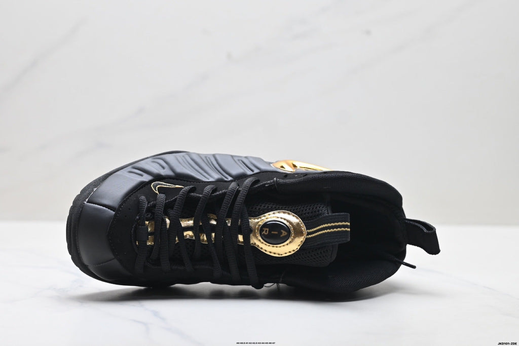 Nike Air Foamposite One Penny Hardaway Black Gold Sneakers