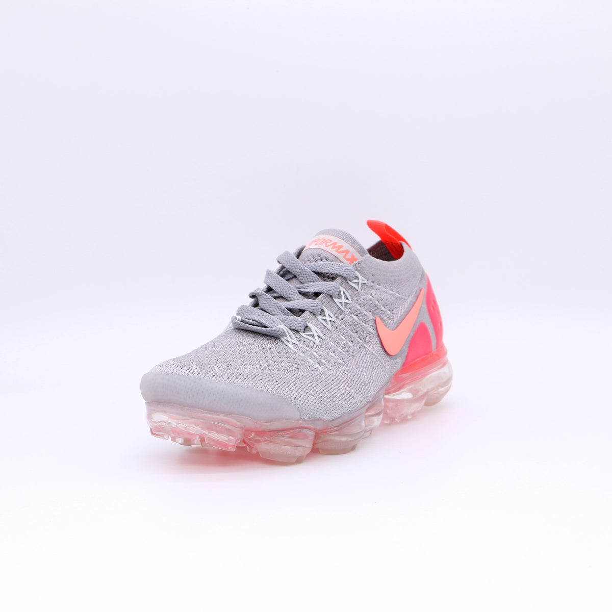 Nike Air VaporMax Flyknit Grey Pink Sneakers 942843-0059