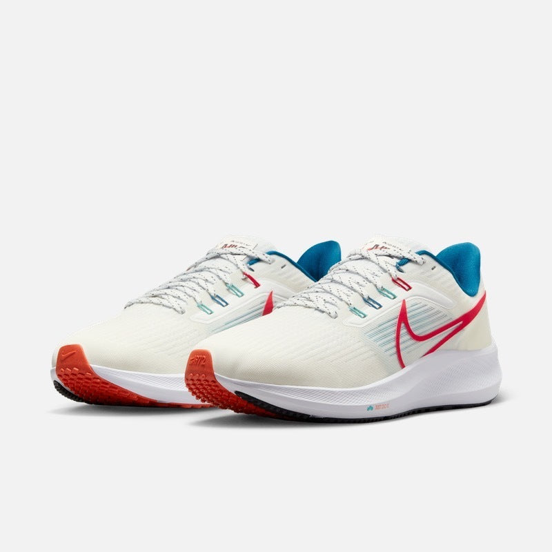 Nike Air Zoom Pegasus 39 Running Shoes White Red Blue FD4322-161
