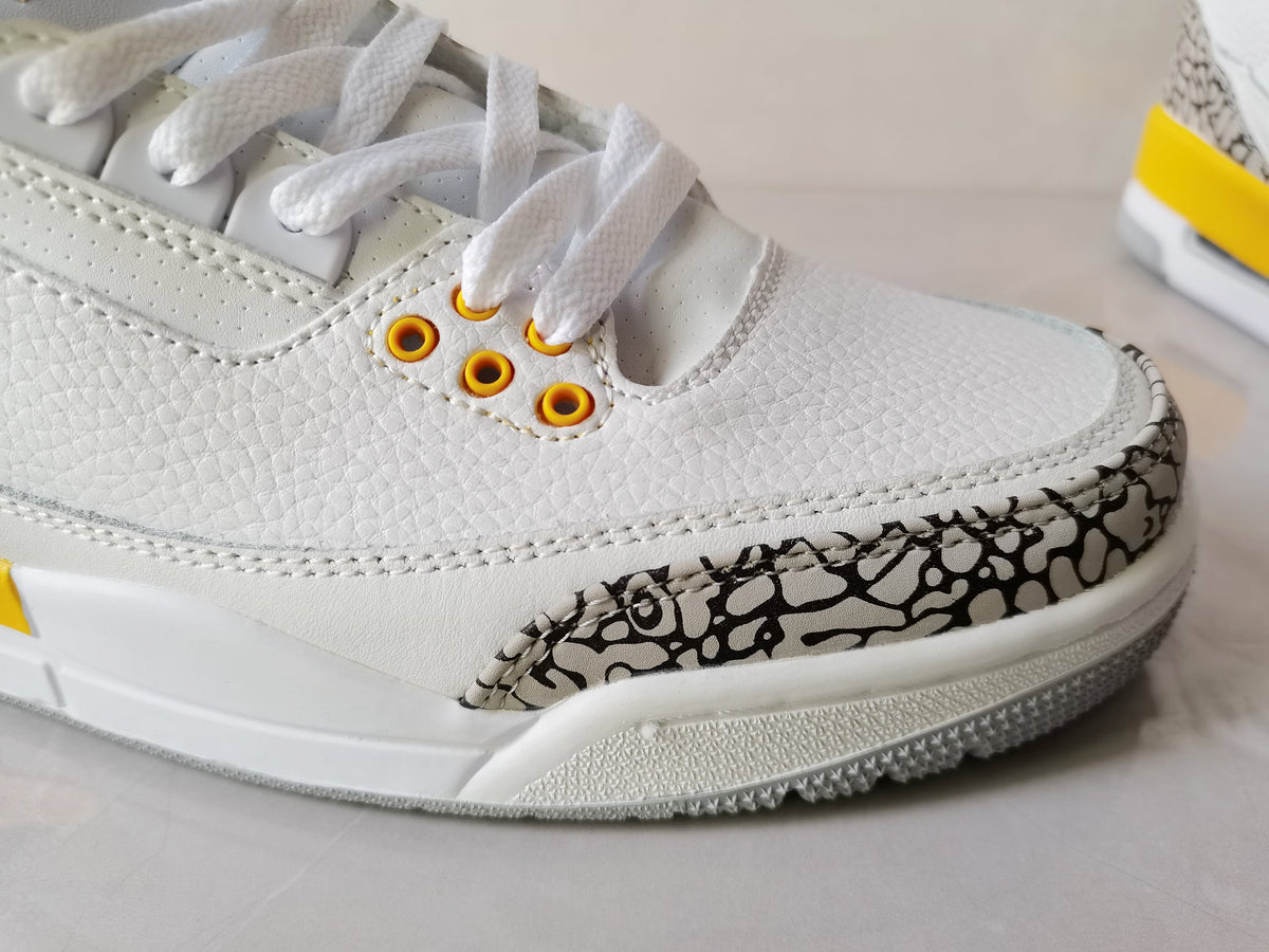 Jordan Air Jordan 3 Retro White Yellow Sneakers