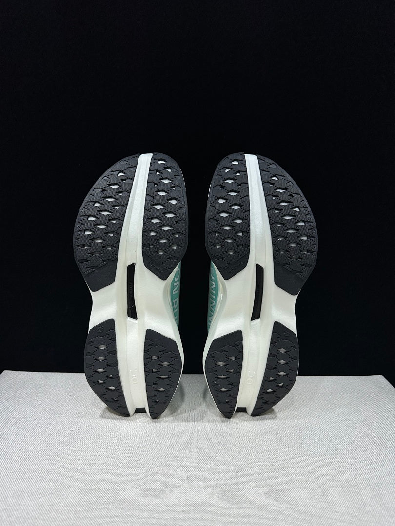 On Cloudboom Max Running Shoes, White Mint Pink