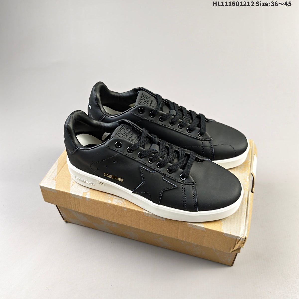 Golden Goose Purestar Low-Top Sneakers with Star Detail