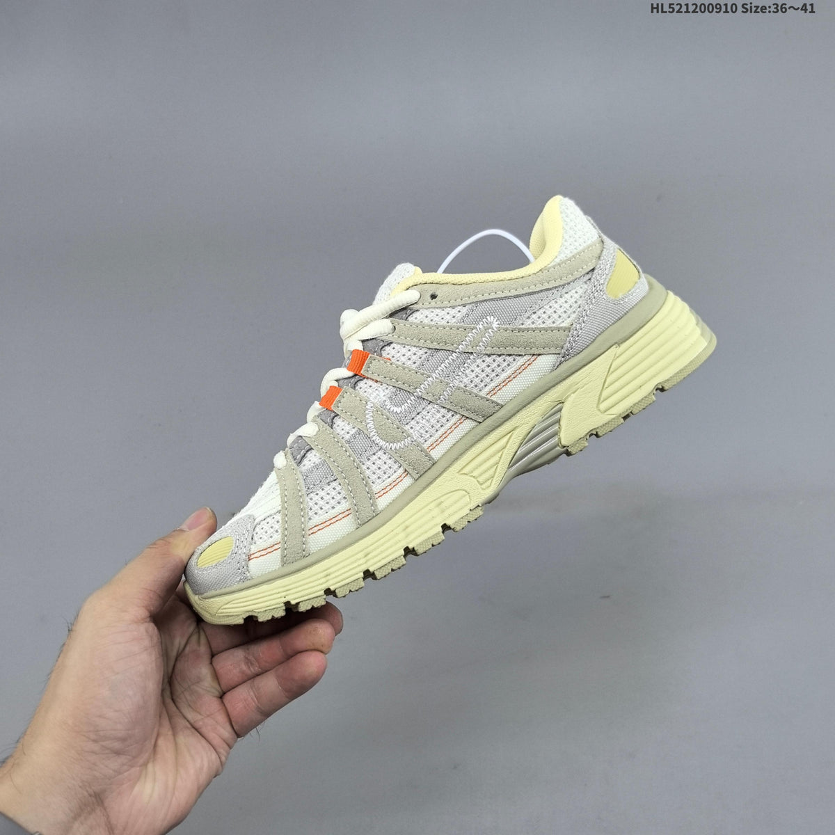 Nike P-6000 Retro Running Sneakers in Cream or Silver Pink