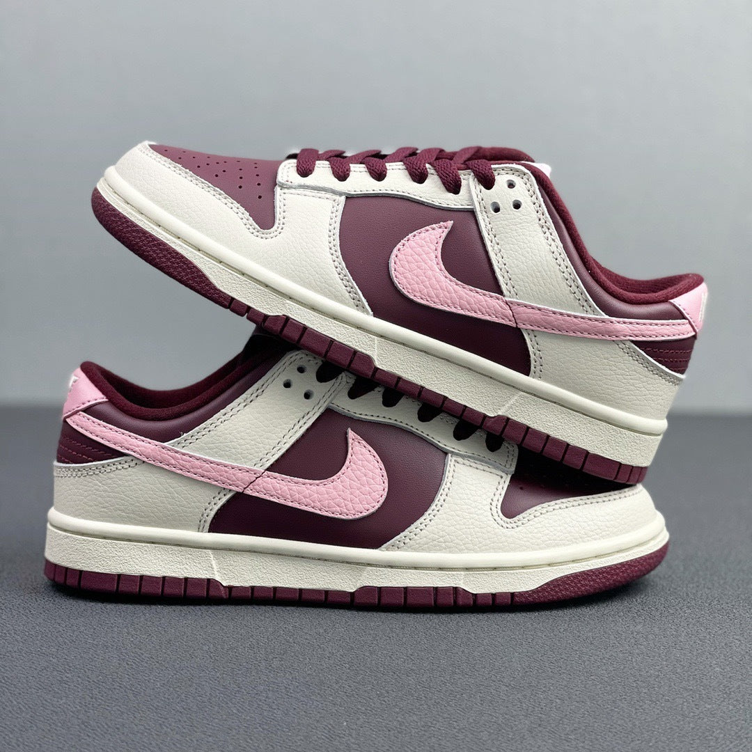 Nike Dunk Low Valentine’s Day Sneakers Burgundy Pink DR9705-100
