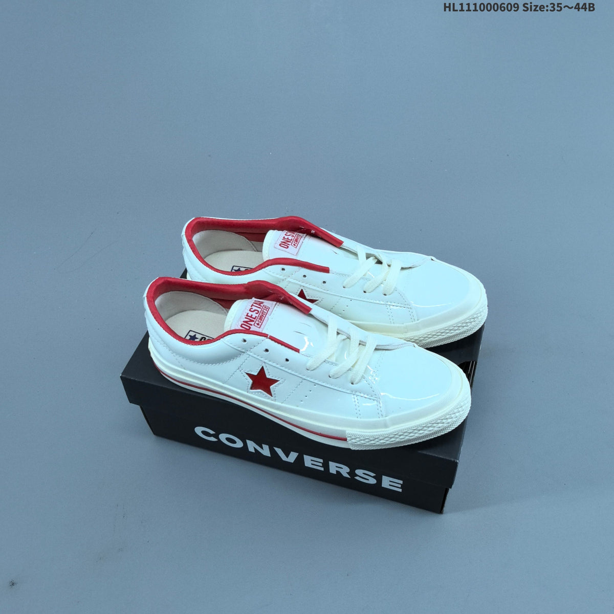 Converse One Star Low-Top Lifestyle Sneakers, Black and White
