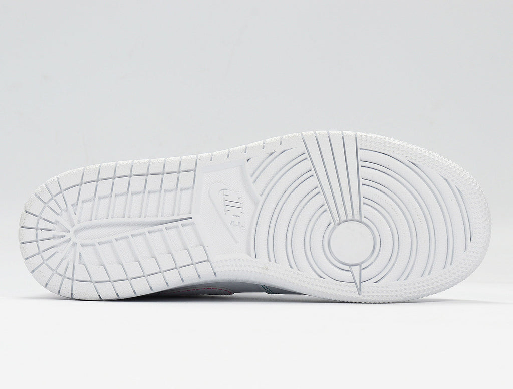 Jordan 1 Low White Pink Sneakers Style 554723-101