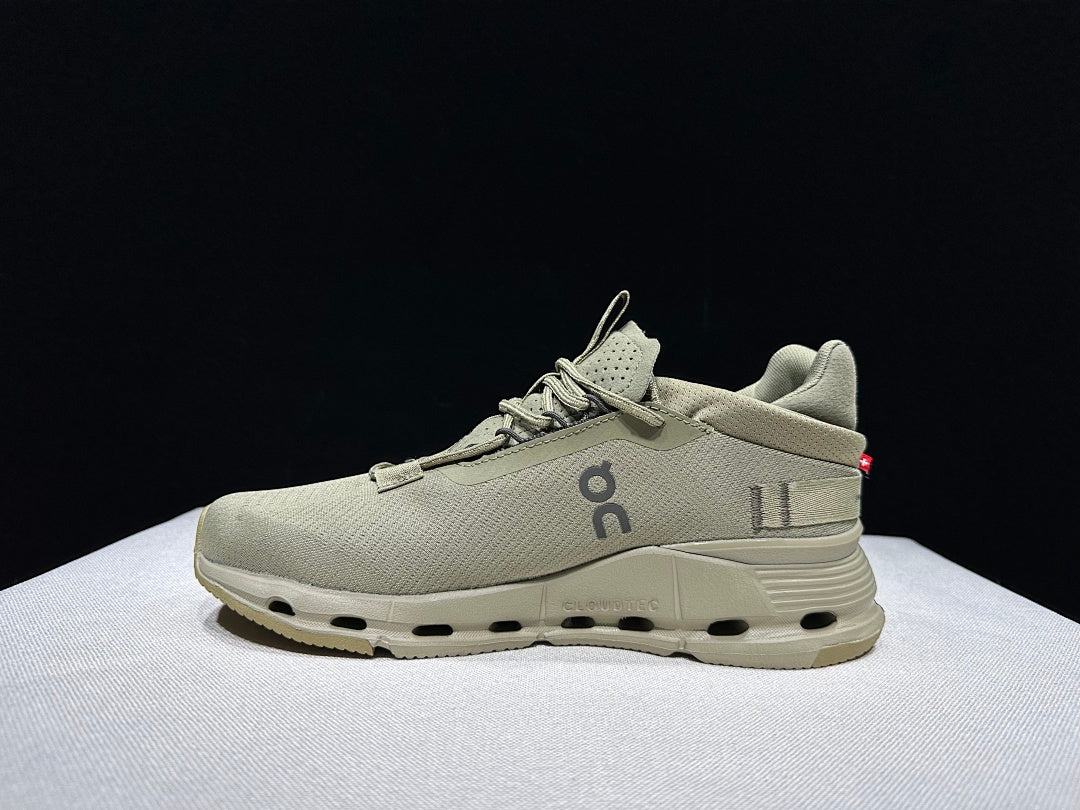On Cloudnova 2 Sneakers in Olive Green