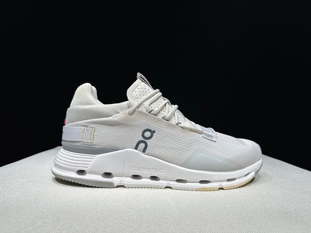 On Cloudnova 2 Sneakers in Light Gray