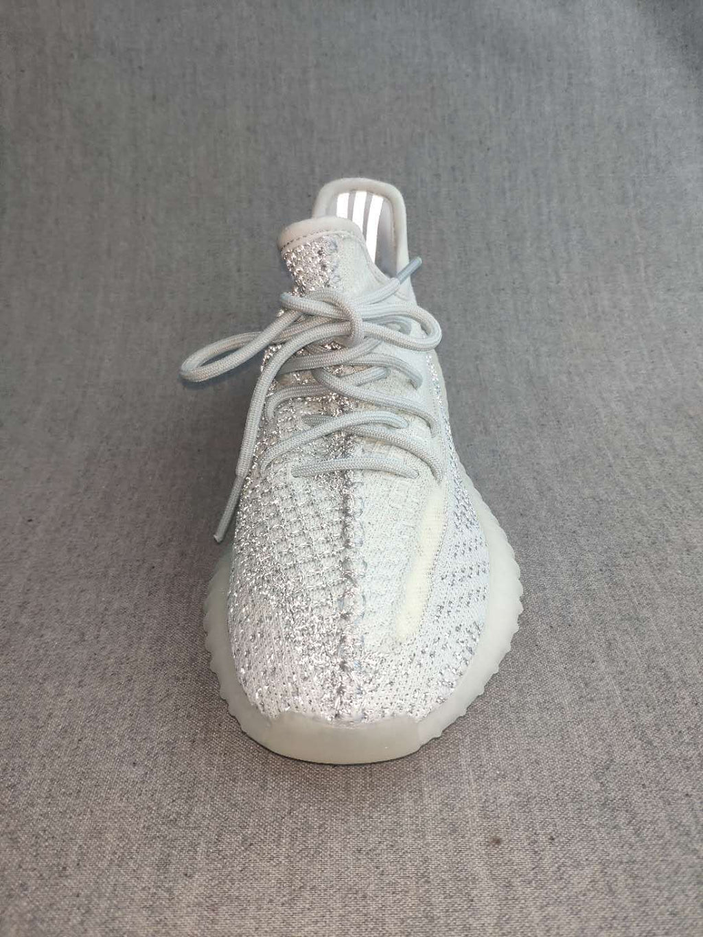 Yeezy Boost 350 V2 Reflective Sneakers in Cream White