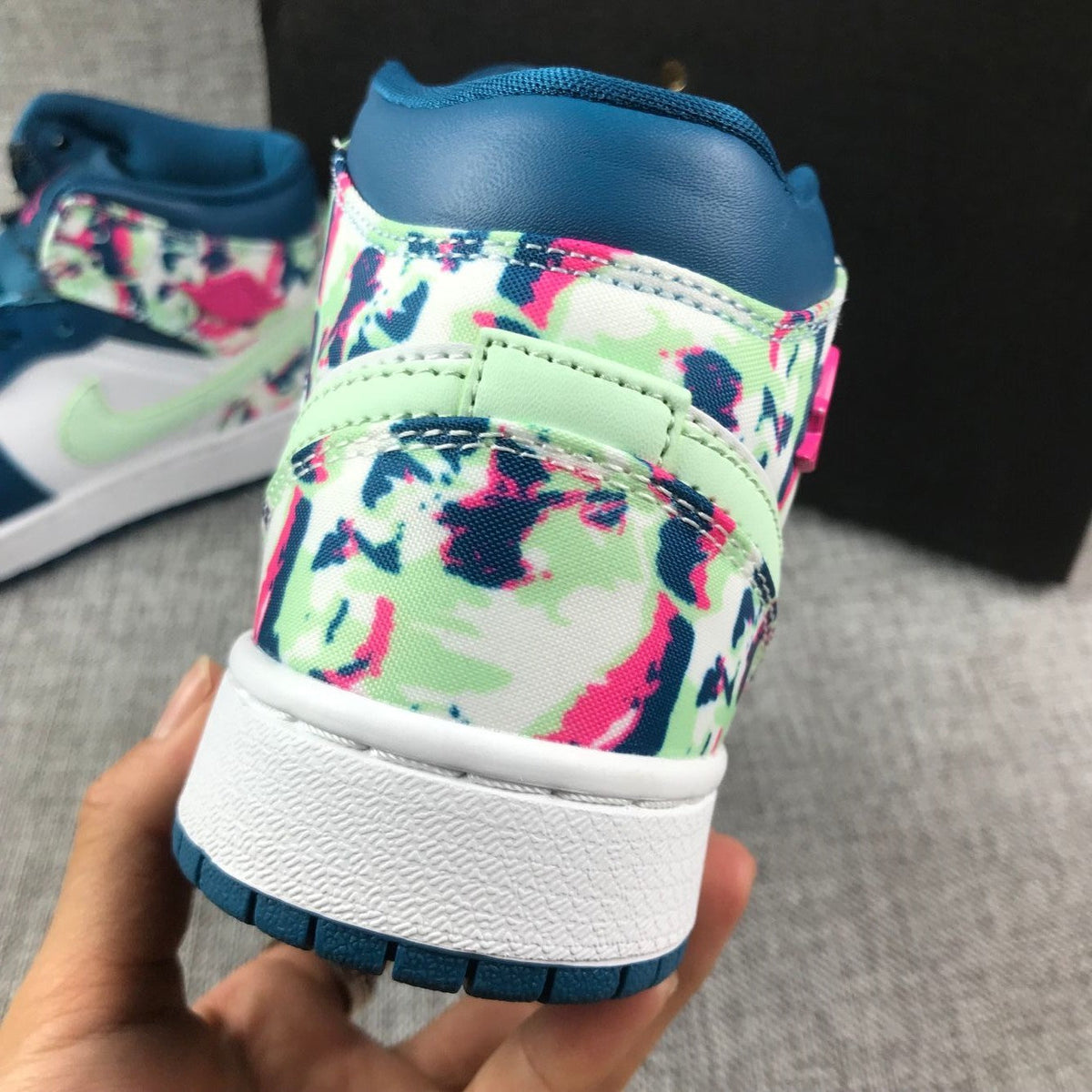 Air Jordan 1 Mid Hawaii Multicolor High-Top Sneakers