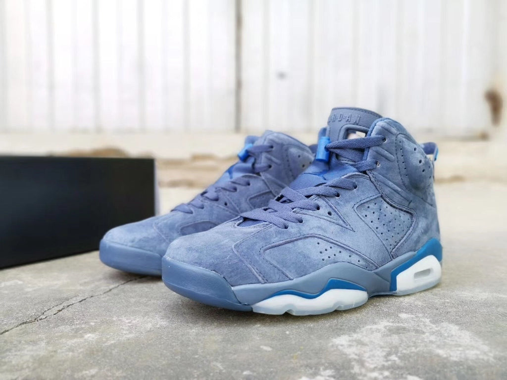Jordan 6 Retro Basketball Shoes – Blue 384664-400