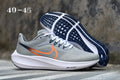 Nike Zoom Running Shoes in Smoke Gray and Orange